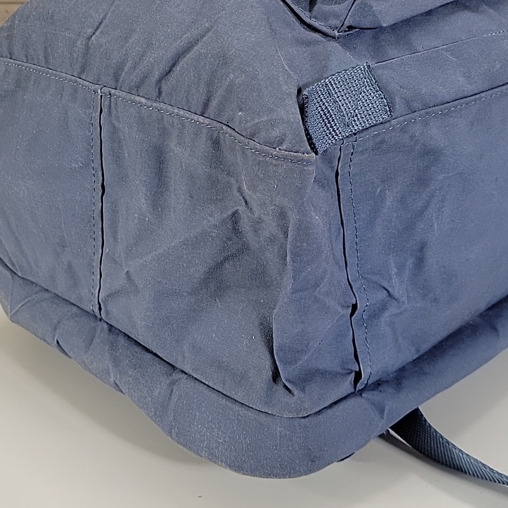 Fjallraven Kanken Rusty Blue Canvas Backpack - Picture 10 of 16